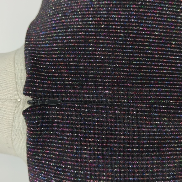 NEW Aidan Sparkle Wide Leg Jumpsuit Black Silver 4 party evening holiday - Picture 4 of 8